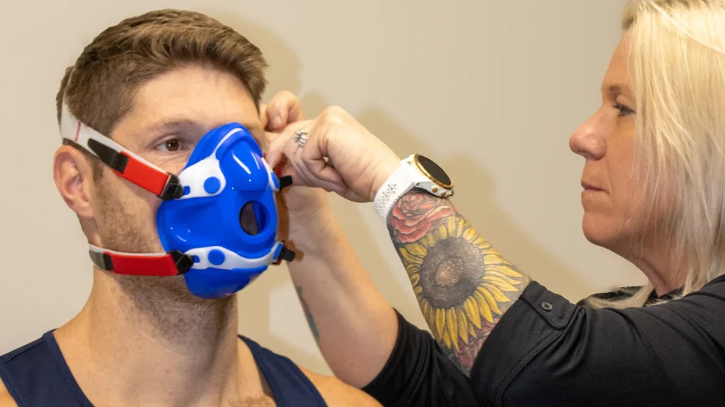 metabolic testing appointment mask fitting at Ideal Wellness in Juno Beach